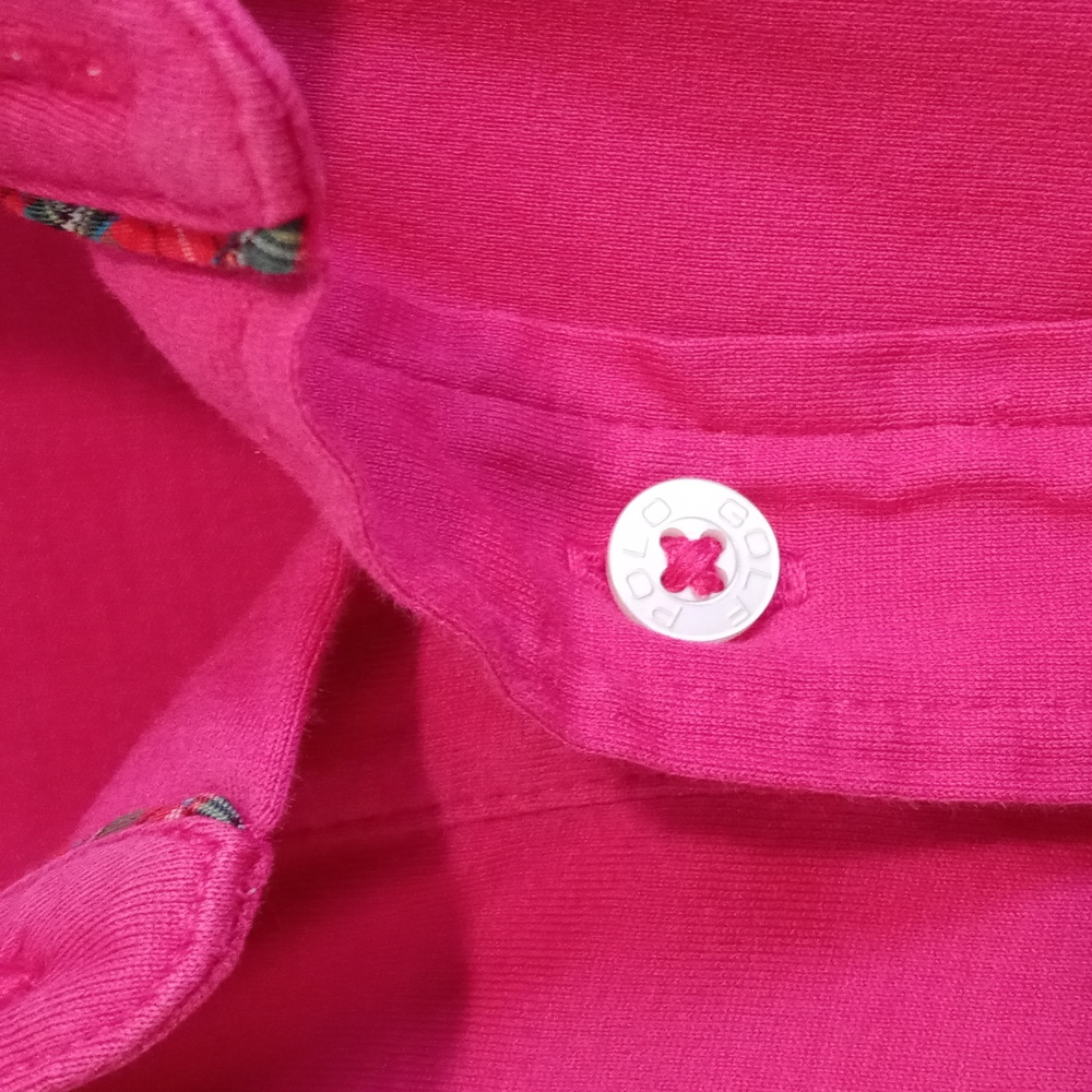 💓VTG Polo Golf💓 - Fuchsia "Vintage Isle" S/S Polo - Picture 5 of 13